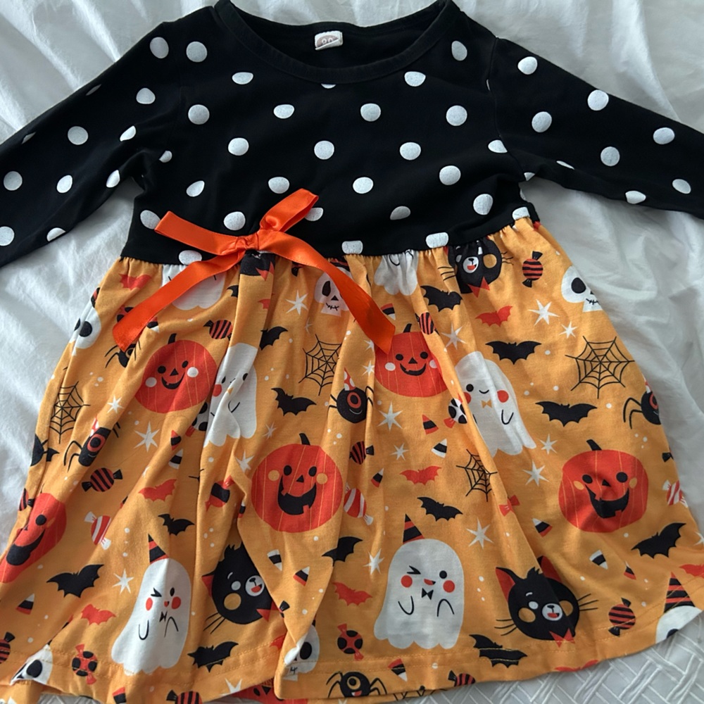 Girls Halloween dress, size 12-18 months